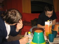 Geschneckte malen Blumentöpfe, Bild 6