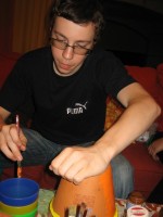 Geschneckte malen Blumentöpfe, Bild 9